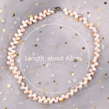 Freshwater Pearl Beads Choker Necklace for Women Jewelry Charms Gift