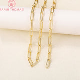 10x5MM 1MM 24K Brass Chain Jewelry Findings