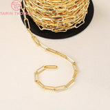 10x5MM 1MM 24K Brass Chain Jewelry Findings