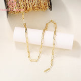 10x5MM 1MM 24K Brass Chain Jewelry Findings