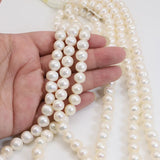 43pcs/Lot 8-9mm Natural Freshwater Pearl Beads DIY Jewelry Making