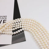 43pcs/Lot 8-9mm Natural Freshwater Pearl Beads DIY Jewelry Making