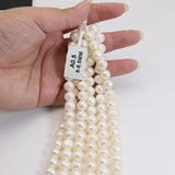 43pcs/Lot 8-9mm Natural Freshwater Pearl Beads DIY Jewelry Making