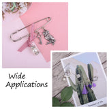 Stainless Steel Safety Pins Brooch Blank Base for DIY Jewelry Making