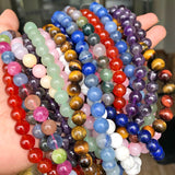 Natural Stone Beads 4-12mm Round Beads for Jewelry Making