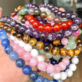 Natural Stone Beads 4-12mm Round Beads for Jewelry Making