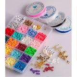 Polymer Clay Beads Set for DIY Bracelet Necklace Making