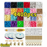 Polymer Clay Beads Set for DIY Bracelet Necklace Making
