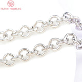 2M Chain Link 24K Iron Chains for Necklace Bracelet High Jewelry Findings