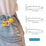 44pcs Stainless Steel Safety Pins for Jewelry Clothes DIY Making