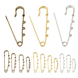 44pcs Stainless Steel Safety Pins for Jewelry Clothes DIY Making