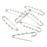 44pcs Stainless Steel Safety Pins for Jewelry Clothes DIY Making