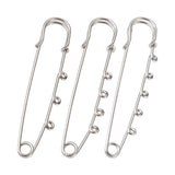 44pcs Stainless Steel Safety Pins for Jewelry Clothes DIY Making