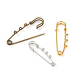 44pcs Stainless Steel Safety Pins for Jewelry Clothes DIY Making
