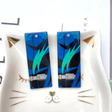 Acrylic Demon Slayer Kimetsu no Yaiba Ghost Blade Earrings Charms - 10pcs