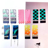 Acrylic Demon Slayer Kimetsu no Yaiba Ghost Blade Earrings Charms - 10pcs