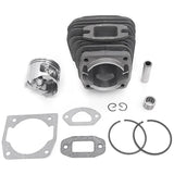 45.2mm Chainsaw Cylinder Piston Needle Cage Gasket Kit 4500 45cc 5200 52cc 5800