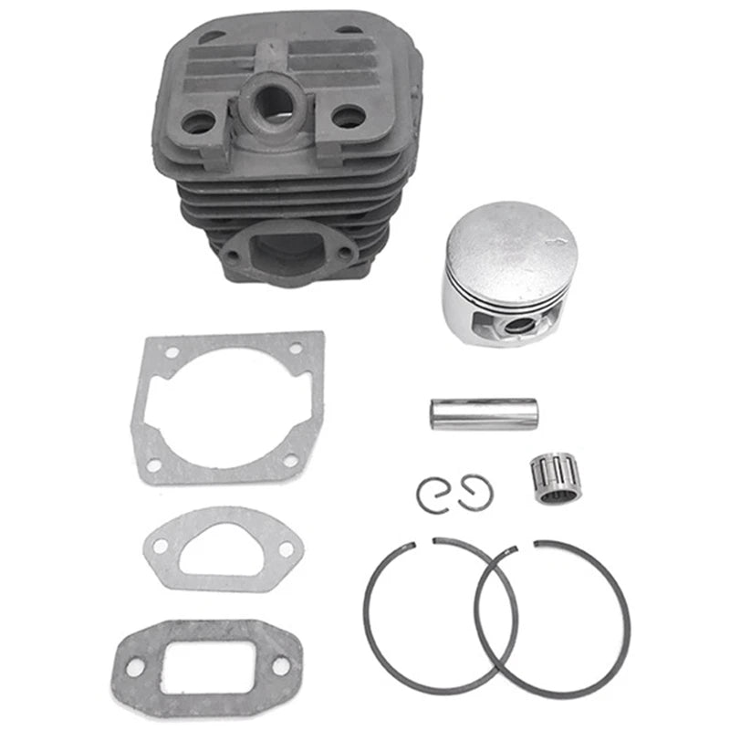 45.2mm Chainsaw Cylinder Piston Needle Cage Gasket Kit 4500 45cc 5200 52cc 5800