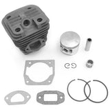 45.2mm Chainsaw Cylinder Piston Needle Cage Gasket Kit 4500 45cc 5200 52cc 5800