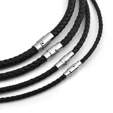 Brown Braid Wax Cord Necklace DIY Pendant Jewelry Making