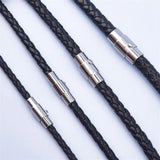Brown Braid Wax Cord Necklace DIY Pendant Jewelry Making