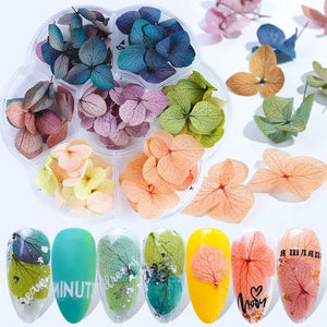 45-50pcs/box DIY Epoxy Resin Dried Flower Filler Time Stone Jewelry Making