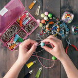 45/60Pcs Multi-colored Tassel Keychain Set