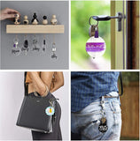 45/60Pcs Multi-colored Tassel Keychain Set