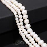 Natural Freshwater Pearl Beads Loose Beads for DIY Necklace Jewelry Making