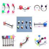 Acrylic Body Jewelry Piercing Set