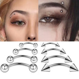 Mixed Styles Stainless Steel Body Piercing Barbell Set