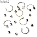 Mixed Styles Stainless Steel Body Piercing Jewelry