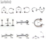 Mixed Styles Stainless Steel Body Piercing Jewelry