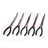 Carbon Steel Jewelry Plier Set 25 45 90 Curved Nose Plier for DIY Tool Repair