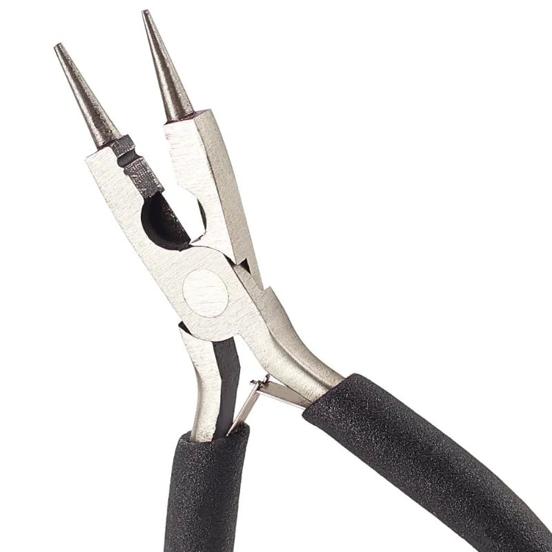 Carbon Steel Round Nose Pliers Wire Cutter Jewelry Making Crafts Tools