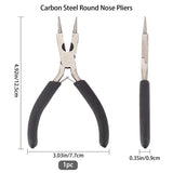 Carbon Steel Round Nose Pliers Wire Cutter Jewelry Making Crafts Tools