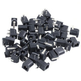 45 Pcs DC Power Socket 2.1mm x 5.5mm PCB Mount DC-005