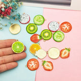 45 Pcs Key Supply Charm Stoppers Bracelets Alloy Charms Bags Fruit Pendant