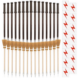 45 Pcs Wizard Party Supplies - Wand, Broom Pencils, Flash Bolt Tattoos