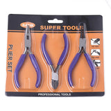 Steel Jewelry Plier Set for DIY Jewelry Making DarkSlateBlue