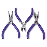 Steel Jewelry Plier Set for DIY Jewelry Making DarkSlateBlue