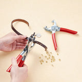 Steel Punch Plier Sets Eyelet Pliers Iron Findings for Leather Punch