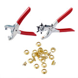 Steel Punch Plier Sets Eyelet Pliers Iron Findings for Leather Punch