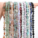Natural Stone Beads Tourmaline Agate Crystal 5-8mm for DIY Jewelry Making