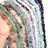 Natural Stone Beads Tourmaline Agate Crystal 5-8mm for DIY Jewelry Making