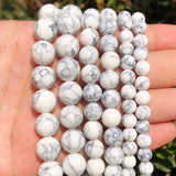 Natural Stone Beads for Jewelry Making DIY Charm Bracelets 15'' 4-12MM