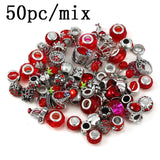 Mixed Rainbow Charm Beads for Bracelet Jewelry - 50-150Pc Special Offer