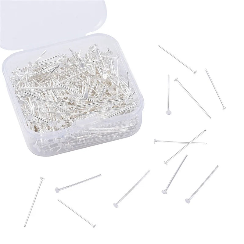 450PCS 24mm Metal Eye Pins for DIY Jewelry Making