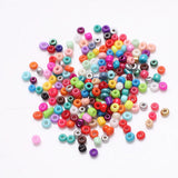 450g Czech Glass Seed Candy Cream Beads Round Hole - DIY Jewelry Making