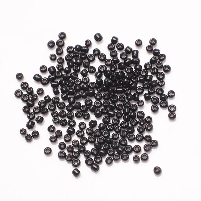 450g Czech Glass Seed Candy Cream Beads Round Hole - DIY Jewelry Making